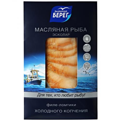 Յուղաձուկ "Балтийский берег" филе-ломтики